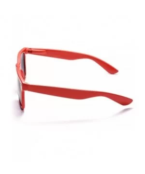 100% UV Protection Wholesale Multi PACK Unisex 80'S Retro Style Promotional Sunglasses - Red 10-pack - CP185SDO3KQ $10.65 Square