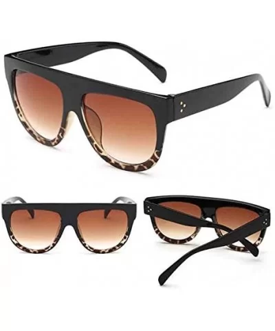 Men Women Sunglasses Outdoor Vintage Square Mirrored Eyewear Glasses for 100% UV Protection - E - CP18O9XUNXI $5.80 Sport