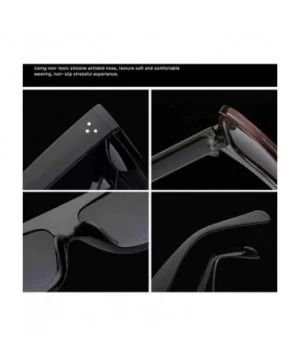 Men Women Sunglasses Outdoor Vintage Square Mirrored Eyewear Glasses for 100% UV Protection - E - CP18O9XUNXI $5.80 Sport