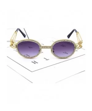 Vintage Small Round Diamond Sunglasses Women 2019 Er Fashion Steampunk Colorful Rhinestone Shades UV400 Oculos - CS198AI5C52 ...