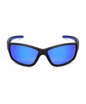 HD Polarized Sports Sunglasses for Men Women FDA 2 Pack CS-MJ8013 - Red+blue - CG18ZLHAURO $9.38 Sport