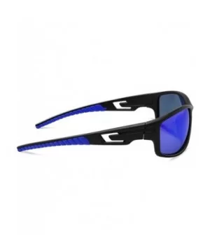 HD Polarized Sports Sunglasses for Men Women FDA 2 Pack CS-MJ8013 - Red+blue - CG18ZLHAURO $9.38 Sport