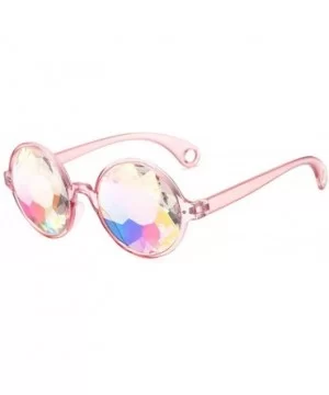 Festivals Kaleidoscope Glasses Rainbow Prism Sunglasses Goggles Party Shades Summer Eyewear - CJ18TGMIGYW $24.05 Goggle