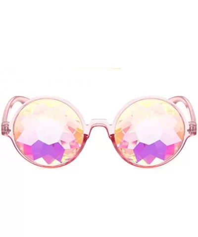 Festivals Kaleidoscope Glasses Rainbow Prism Sunglasses Goggles Party Shades Summer Eyewear - CJ18TGMIGYW $24.05 Goggle