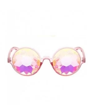 Festivals Kaleidoscope Glasses Rainbow Prism Sunglasses Goggles Party Shades Summer Eyewear - CJ18TGMIGYW $24.05 Goggle