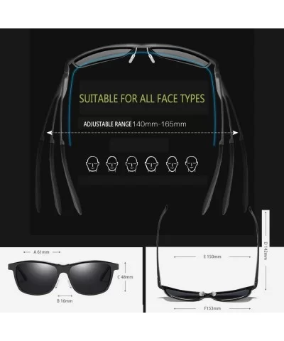 Polarized Sports Sunglasses for Men - Driving Cycling Fishing Sunglasses Men Women Lightweight UV400 Protection - CC18WK2HQLR...