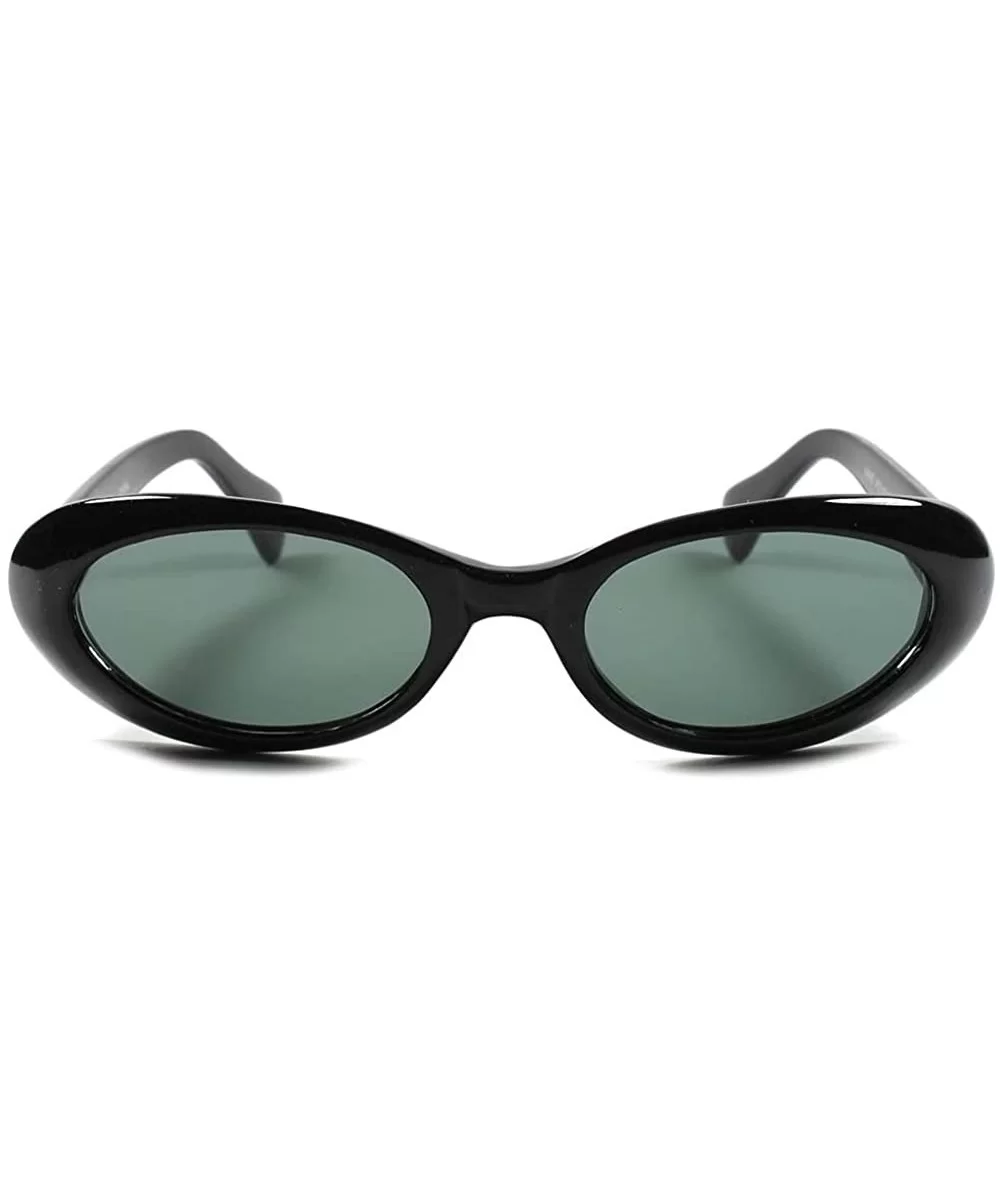 Old Fashioned Genuine Vintage 60's Rockabilly Stylish Sexy Cat Eye Sunglasses - Black - CN18X60DQXR $5.39 Cat Eye