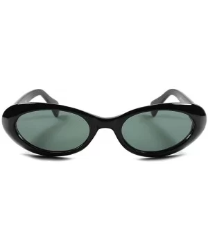 Old Fashioned Genuine Vintage 60's Rockabilly Stylish Sexy Cat Eye Sunglasses - Black - CN18X60DQXR $5.39 Cat Eye