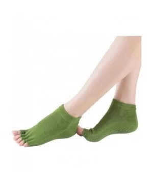 Women Workout & Training Socks Toe Anti Slip Finger-separated Yoga Socks Sport Ballet Dance Socks - CB18ZEDK3XM $7.08 Sport