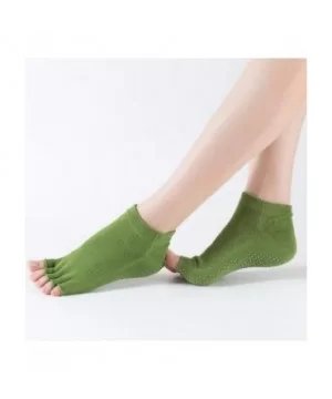 Women Workout & Training Socks Toe Anti Slip Finger-separated Yoga Socks Sport Ballet Dance Socks - CB18ZEDK3XM $7.08 Sport