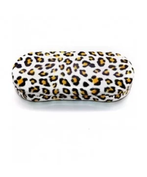 Glasses Case Hard Shell Leopard Print - Eyeglass Case For Men - Women - and Kids - Brown - CU12LNO5KVR $6.25 Aviator