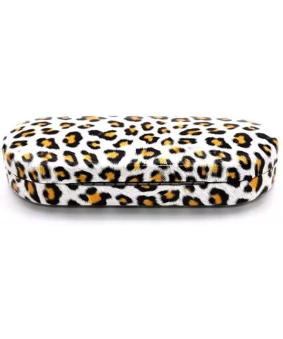 Glasses Case Hard Shell Leopard Print - Eyeglass Case For Men - Women - and Kids - Brown - CU12LNO5KVR $6.25 Aviator