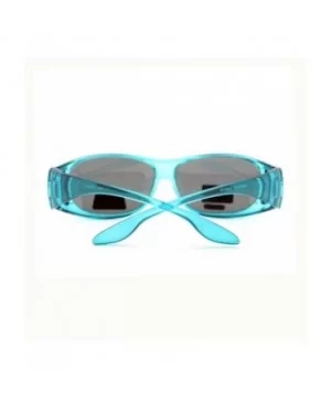 Womens Polarized Fit Over Glasses Rhinestone Sunglasses Oval Rectangular - Teal - C611YI3T4NV $13.15 Rectangular