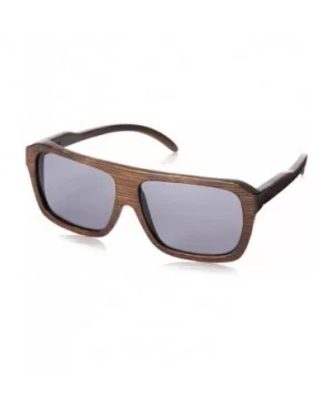 Bud Polarized Oval Sunglasses- Stained Bamboo- 57 mm - CG11G5ON8AF $41.42 Oval