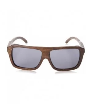 Bud Polarized Oval Sunglasses- Stained Bamboo- 57 mm - CG11G5ON8AF $41.42 Oval