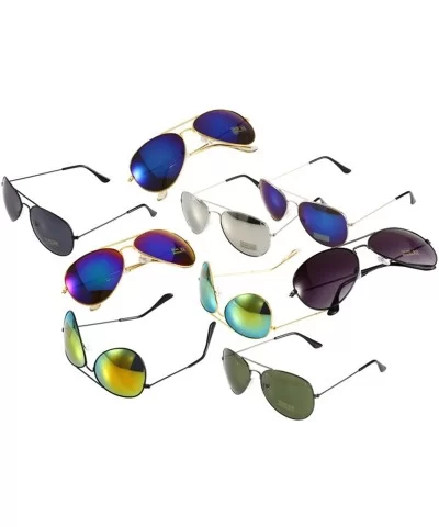 Women Retro Polarized Sunglasses UV Protection Mirrored Lens Oversized Eyewear - 1 - C718DRMSRLN $7.52 Oversized