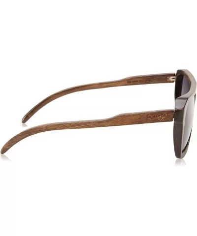 Bud Polarized Oval Sunglasses- Stained Bamboo- 57 mm - CG11G5ON8AF $41.42 Oval