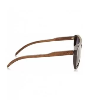 Bud Polarized Oval Sunglasses- Stained Bamboo- 57 mm - CG11G5ON8AF $41.42 Oval