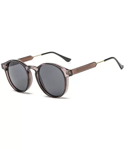 Sunglasses Retro Personality Cat Eye HD Lens Travel Outdoor Shopping Sun 1 - 2 - C218YZWW2EM $6.64 Aviator