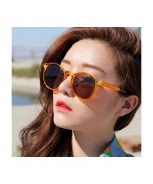 Sunglasses Retro Personality Cat Eye HD Lens Travel Outdoor Shopping Sun 1 - 2 - C218YZWW2EM $6.64 Aviator