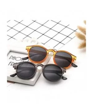 Sunglasses Retro Personality Cat Eye HD Lens Travel Outdoor Shopping Sun 1 - 2 - C218YZWW2EM $6.64 Aviator