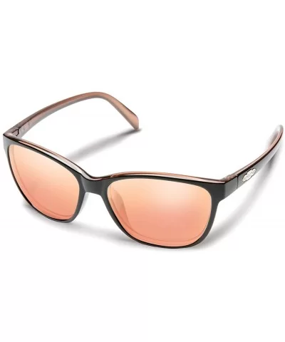 Polarized Optics Womens Dawson - Rose Backpaint / Polarized Pink Gold Mirror - C1196XQ2HWZ $46.89 Sport