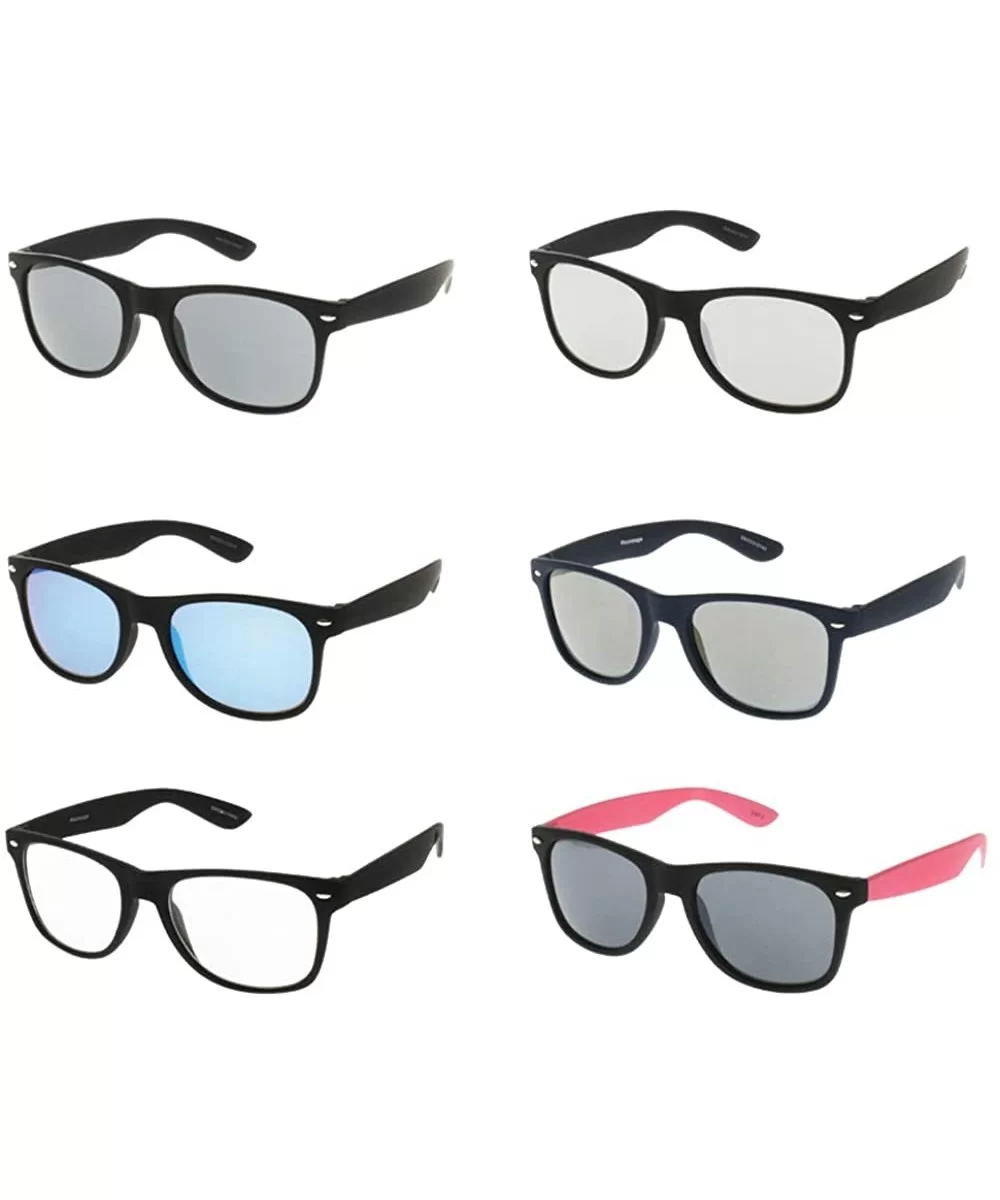 SPORTS SUNGLASSES - UV 400 PROTECTION Bulk (6 Pack) - CP11QC7M4AF $13.22 Wayfarer