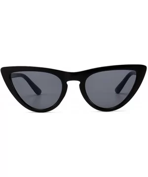 Sunglasses Fashion Trend Small Frame Cat-Eye Sunglasses Multicolor - Hawksbill Frame Yellow - CI18TKL9QY6 $6.38 Goggle