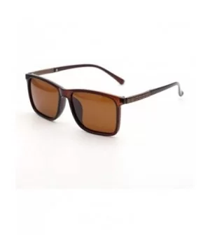 Sunglasses men's outdoor sports polarizer men's glasses - Brown - C5190MNGZZ7 $29.22 Sport