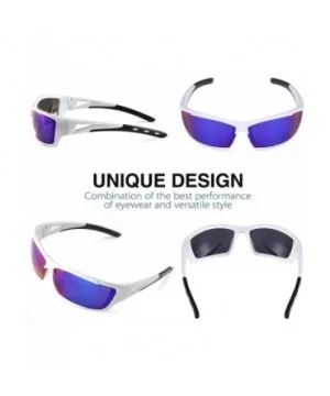 Polarized Sports Sunglasses for men women Cycling running driving Baseball Fishing Golf Superlight Frame - CB18RLXLT57 $10.49...