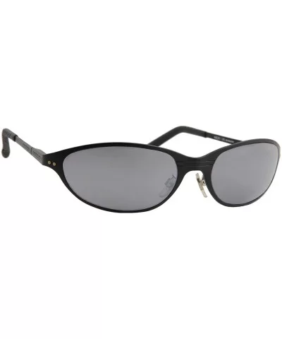 Sunglasses for Men Sport Durable Oval Metal Frame Stylish Trendy - Black Metal Frame/ Mirrored Grey Lens - CU18LY0NZH8 $7.48 ...