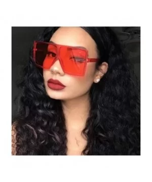 2020 Square Sunglasses Women Fashion Oversized Lady Glasses Men UV400 Driving Sun Shade Foe Eyewear-C3 BLUE - CO198ZN93IW $37...