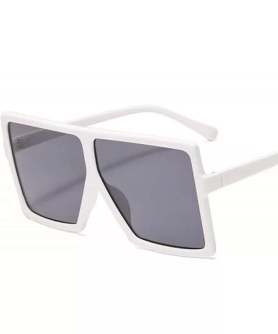 2020 Square Sunglasses Women Fashion Oversized Lady Glasses Men UV400 Driving Sun Shade Foe Eyewear-C3 BLUE - CO198ZN93IW $37...