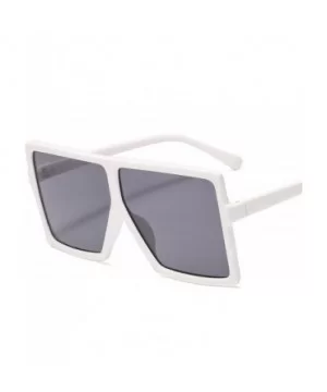 2020 Square Sunglasses Women Fashion Oversized Lady Glasses Men UV400 Driving Sun Shade Foe Eyewear-C3 BLUE - CO198ZN93IW $37...