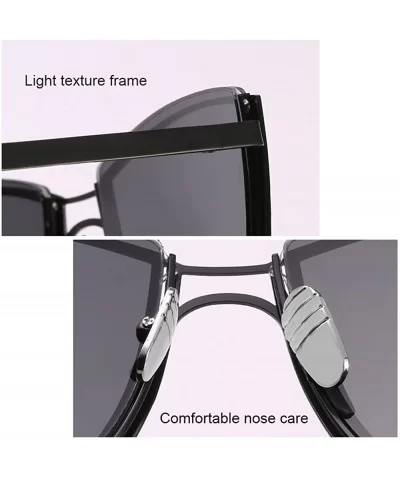 Square Retro Outdoor Travel Unisex Sunglasses with Exquisite Metal Frame - Green - C118CGOTX90 $10.07 Square