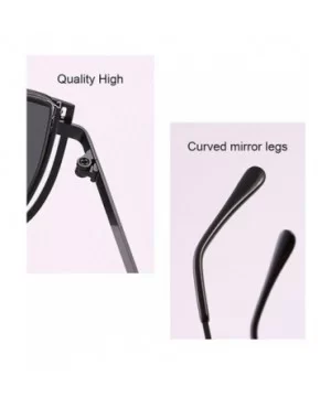 Square Retro Outdoor Travel Unisex Sunglasses with Exquisite Metal Frame - Green - C118CGOTX90 $10.07 Square