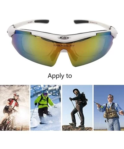 Polarization Eyewear Sunglasses for Men/Women UV Protection Sunglasses Sports Glasses Driving Sunglasses - White - CD18UL0E7C...