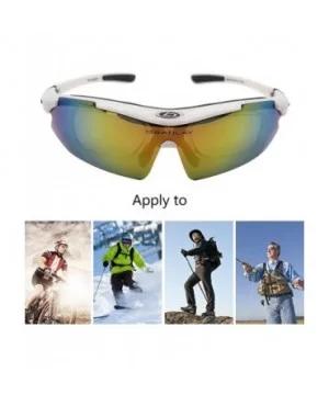 Polarization Eyewear Sunglasses for Men/Women UV Protection Sunglasses Sports Glasses Driving Sunglasses - White - CD18UL0E7C...