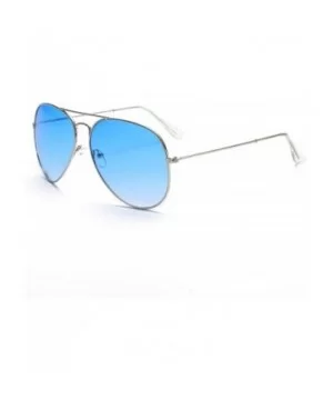 Sunglasses colorful two-color Sunglasses dazzling ocean film sunglasses sunglasses - CV18AZALIM3 $35.64 Goggle