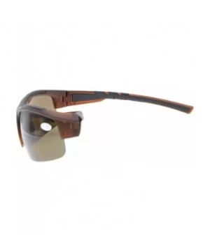 Unisex Sports Bifocal Half Rimless Sunglasses For Running Fishing - Brown - CA18CKZN0DX $14.20 Rimless