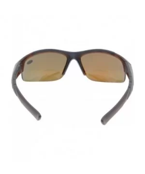 Unisex Sports Bifocal Half Rimless Sunglasses For Running Fishing - Brown - CA18CKZN0DX $14.20 Rimless