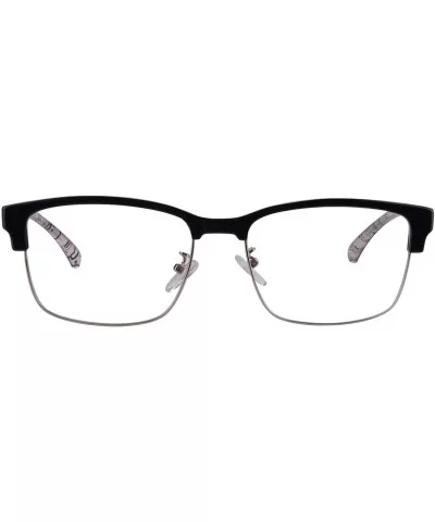 Men's TR90 Frame Progressive Multi focus Computer Readers Glasses-M018 - C2 Black&white - C118QL3R6A8 $15.01 Rectangular