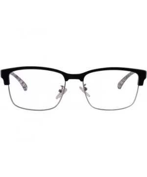 Men's TR90 Frame Progressive Multi focus Computer Readers Glasses-M018 - C2 Black&white - C118QL3R6A8 $15.01 Rectangular