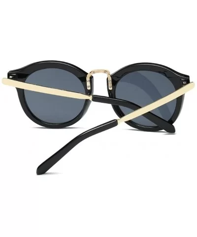 Colorful retro sunglasses - Black Color - CS18GTSLWXX $23.61 Square