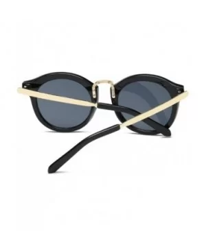 Colorful retro sunglasses - Black Color - CS18GTSLWXX $23.61 Square