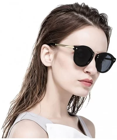 Colorful retro sunglasses - Black Color - CS18GTSLWXX $23.61 Square