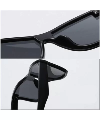 Siamese Sunglasses Men Sunglasses Colorful Retro Sun Glasses Pink Mirror Shades - Pink - CD194OGN0UG $16.55 Rimless