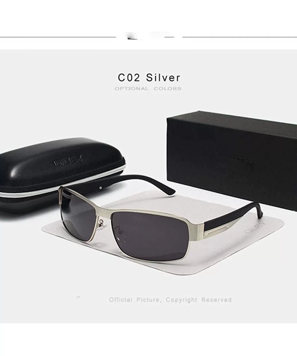 Classic Polarized Oculos Fashion Men Women Sunglasses UV400 Y1606 C1BOX - Y1606 C2box - CQ18XE0R7WY $14.03 Oversized