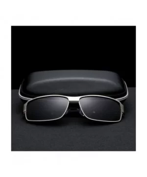 Classic Polarized Oculos Fashion Men Women Sunglasses UV400 Y1606 C1BOX - Y1606 C2box - CQ18XE0R7WY $14.03 Oversized