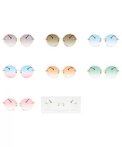 Vintage Frameless Ocean Film Sunglasses Goggles for Women Men Retro Sun Glasses Eyes Protection - Style3 - C918RMCU8I3 $5.50 ...